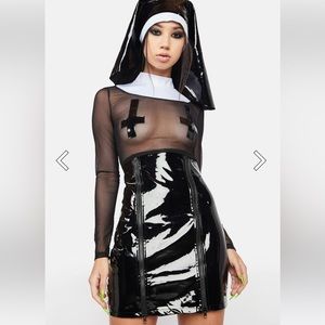 Sinful Mama Don't Preach nun Costume